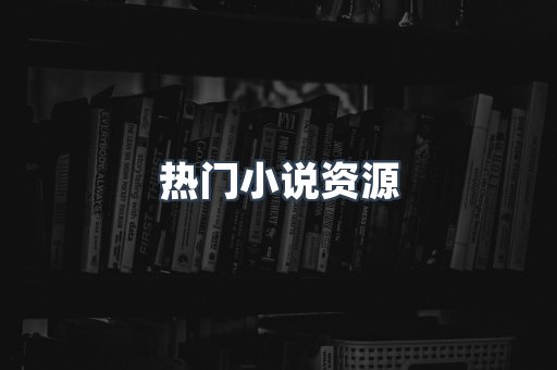 热门小说资源